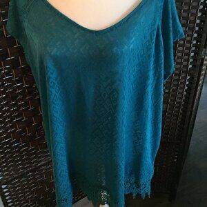 Dept 222 Lace Blouse 2X NWT
